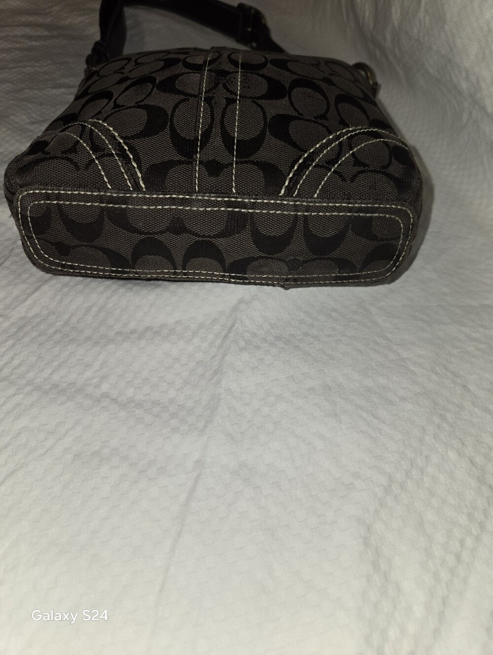 VINTAGE COACH Brown  BAG - Picture 7 of 17